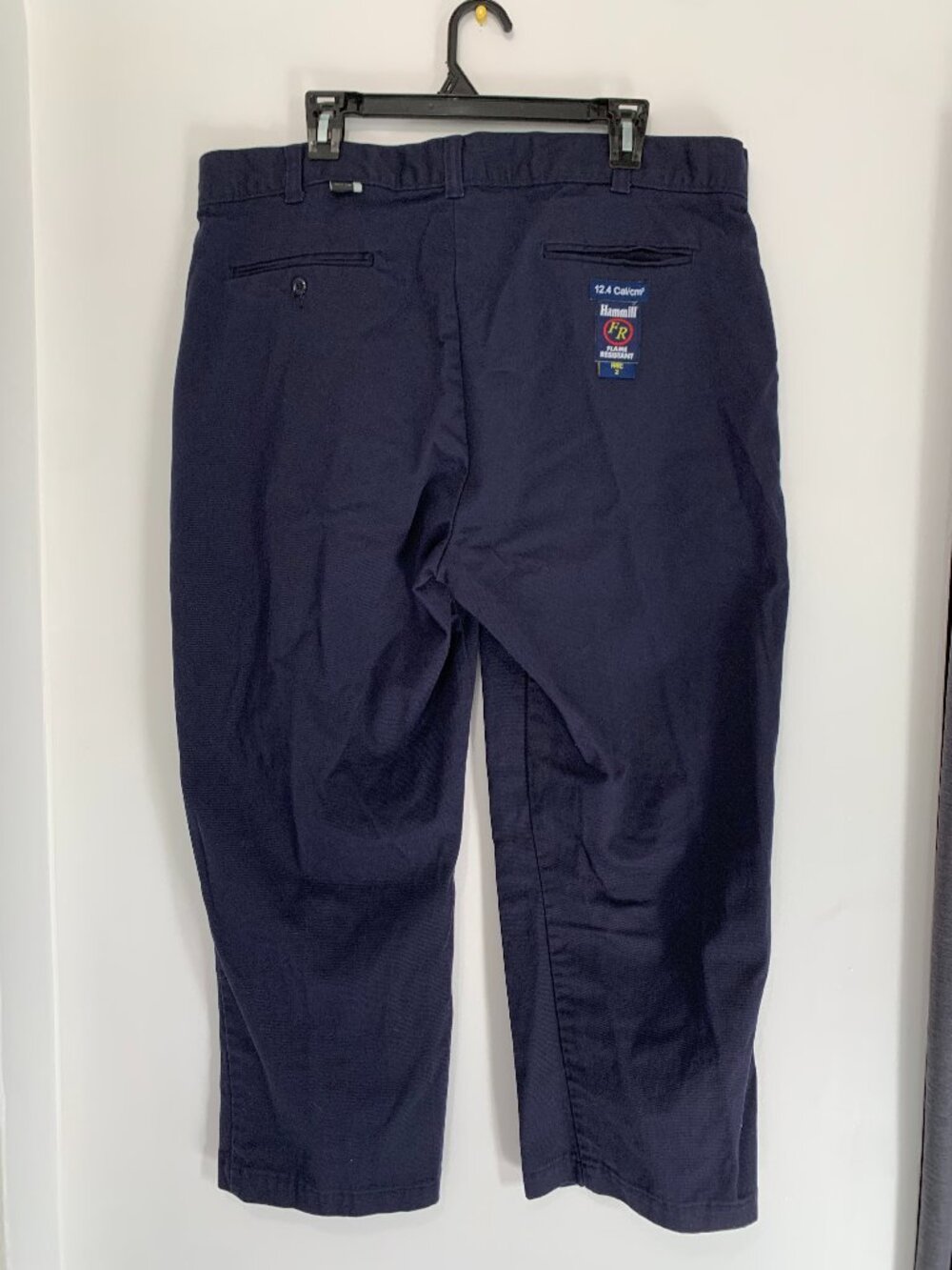 Hammill FR Flame Resistant Navy Blue Work Pants Westex UltraSoft HRC 2 12.4 Cal/